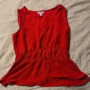 Nine West Bright Red Top